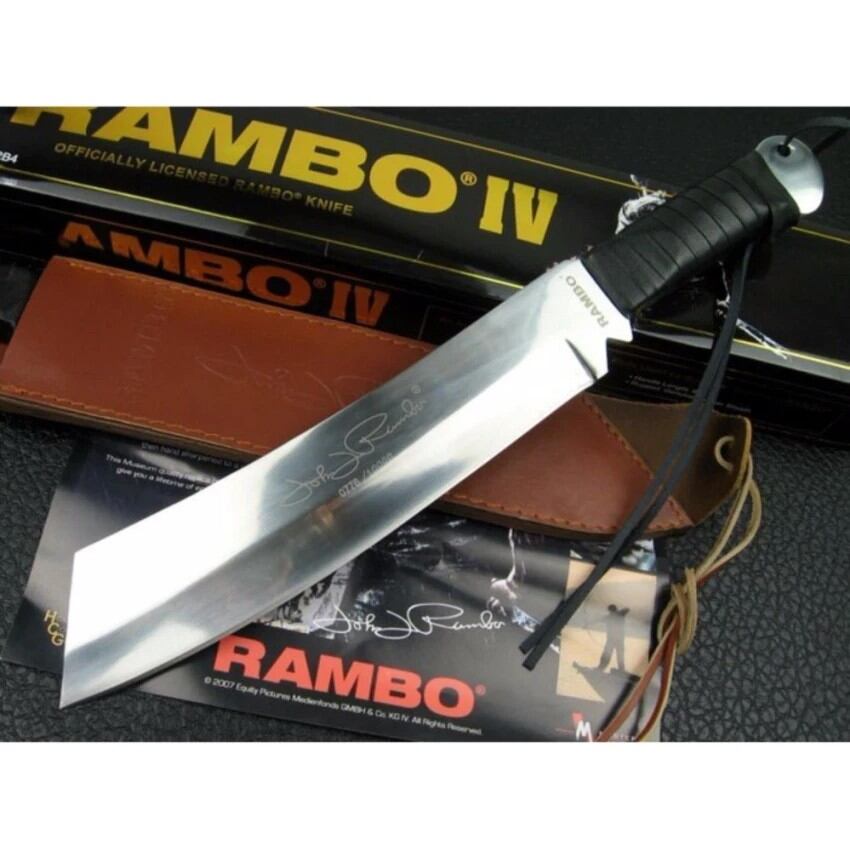 มีดเดินป่า มีดใบตาย Rambo IV (Rambo 4) Machete Knife ยาว 18 นิ้ว (สี ...