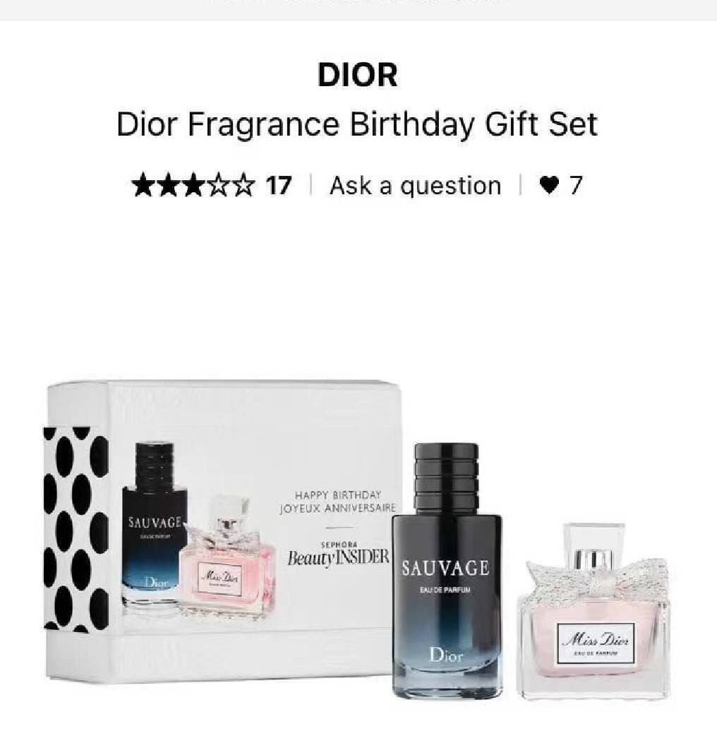 Dior Fragrance Sephora Birthday Gift Set | Lazada.co.th