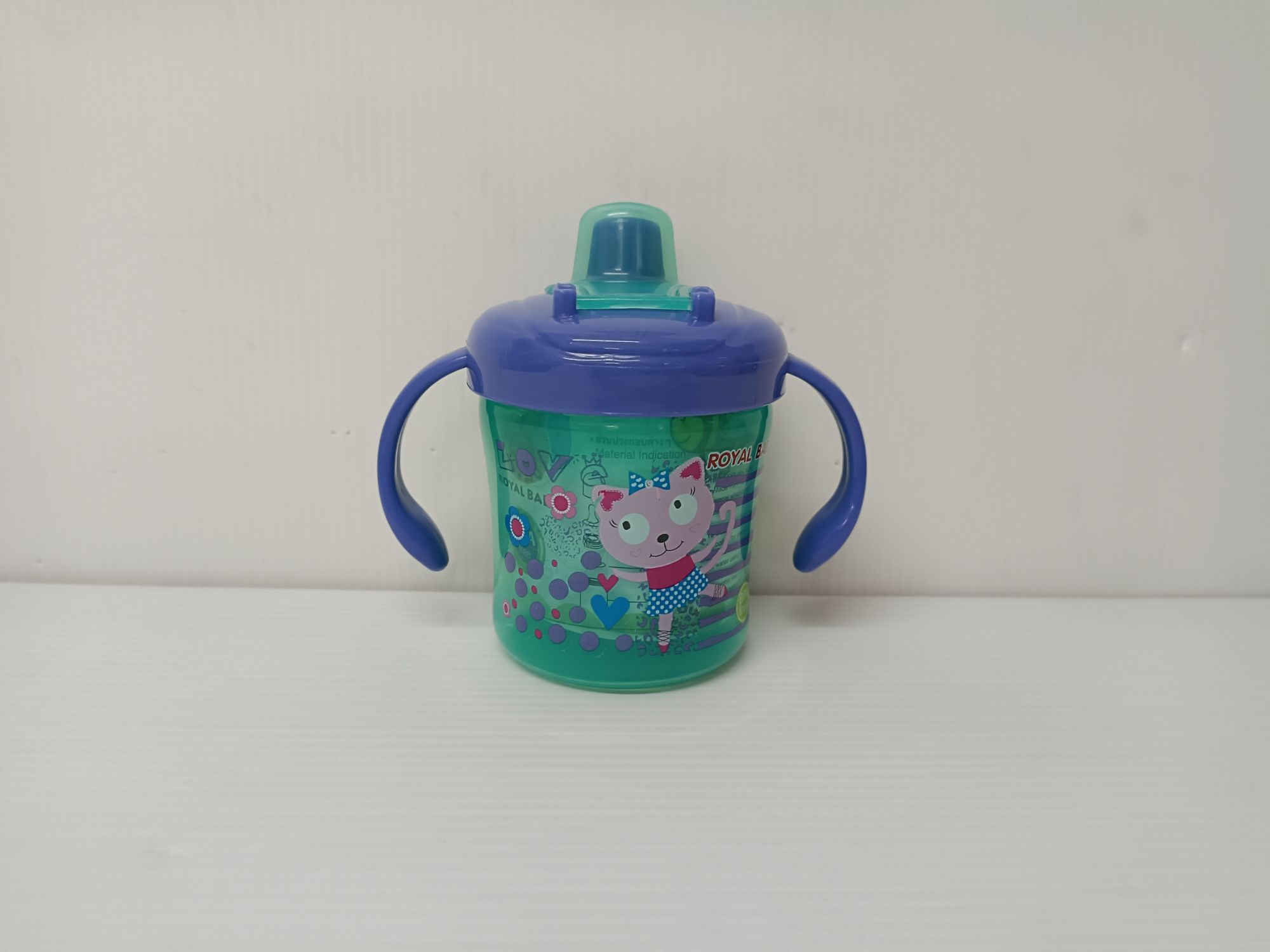 แก้วหัดดื่ม 6 ออนซ์ มีมือจับ (Sippy Cup 6oz. Handle With Valve)