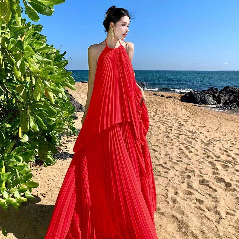 Red Summer Dress For Women  | Lazada Thailand