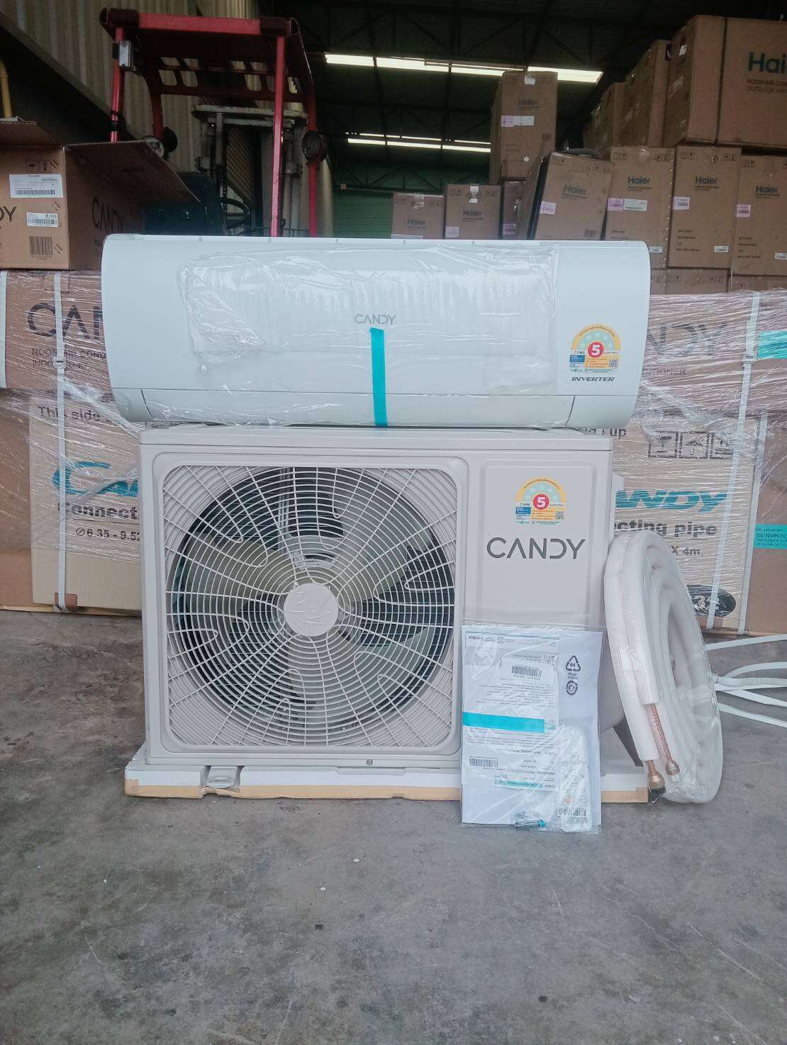 แอร์ติดผนัง ยี่ห้อ Can dy ขนาด 18000 BTU ( ระบบอินเวอร์เตอร์ รุ่น CE-18VPCT , ระบบธรรมดา รุ่น CE-18PAT) ราคา 12,799 บาท*ส่งฟรี
