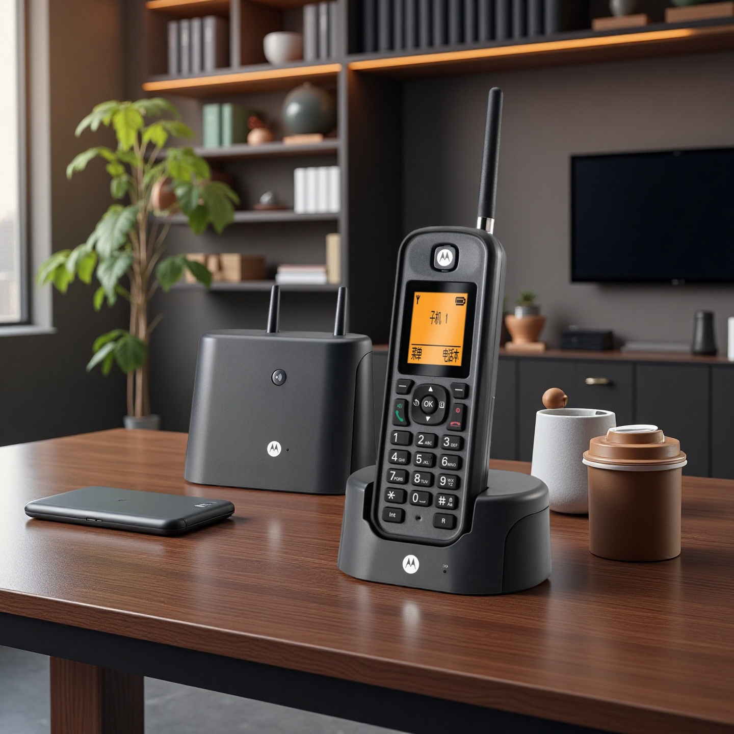 Motorola | Long Distance Digital Cordless Sub-Station Phone ราคา 4,130 บาท*ส่งฟรี