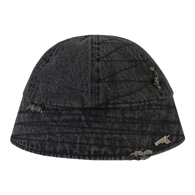 GENZERO | Retro Denim Stitched Black Fisherman's Hat Unisex ราคา 2,989 บาท*ส่งฟรี