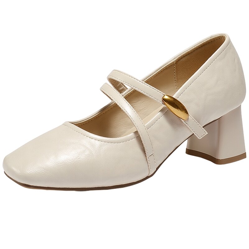 SENDA | Fall New Style French Mary Jane Shoes with Inside Heel ราคา 3,823 บาท*ส่งฟรี