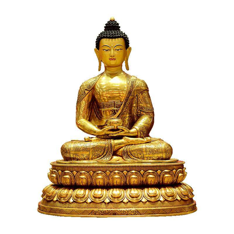 CHUANGLONG | Nepali Handicraft Amida Buddha Copper Statue ราคา 410,306 บาท*ส่งฟรี