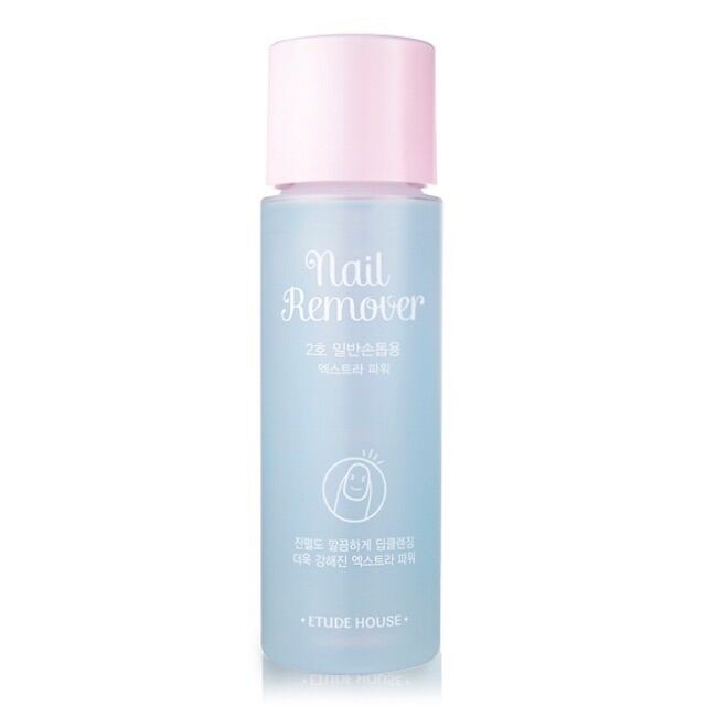 Etude nail remover Extra power - น้ำยาล้างเล็บ อีทูดี้ เหมาะสำหรับล้างกลิตเตอร์