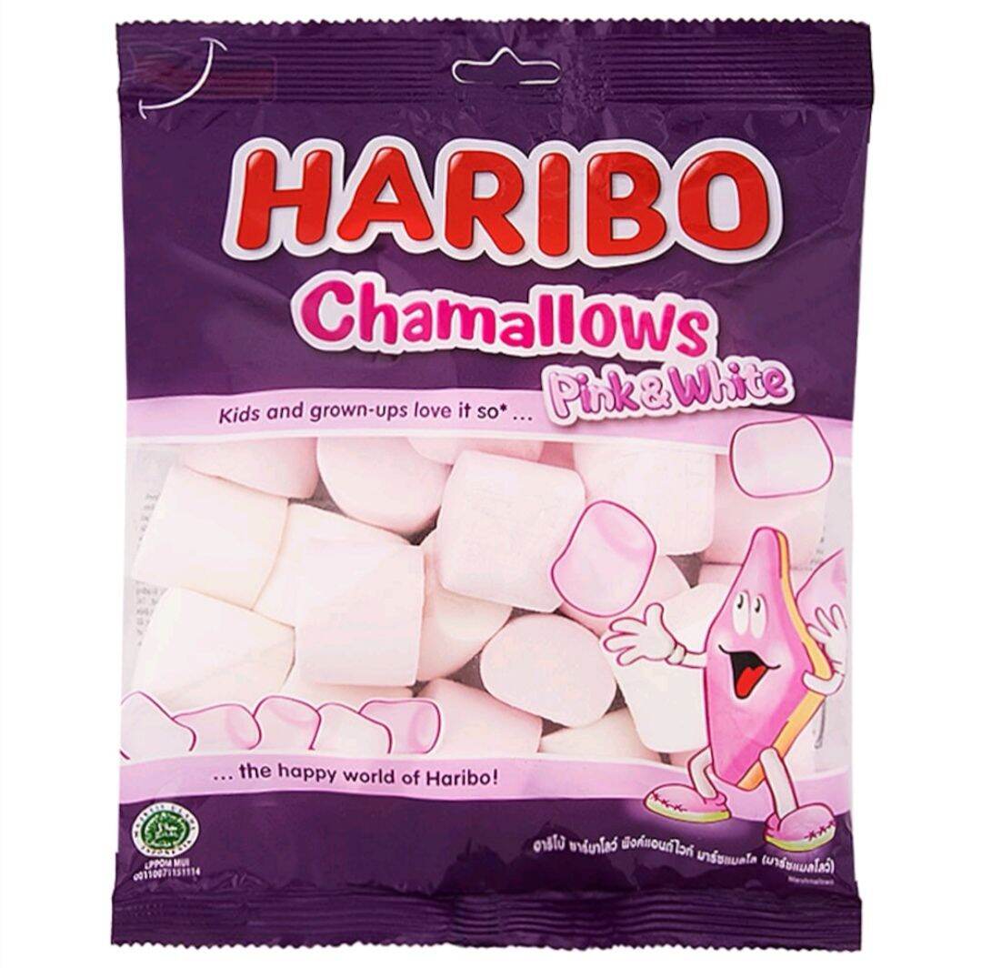 Haribo​ Chamallows Pink&White มาร์ชเมลโล่​