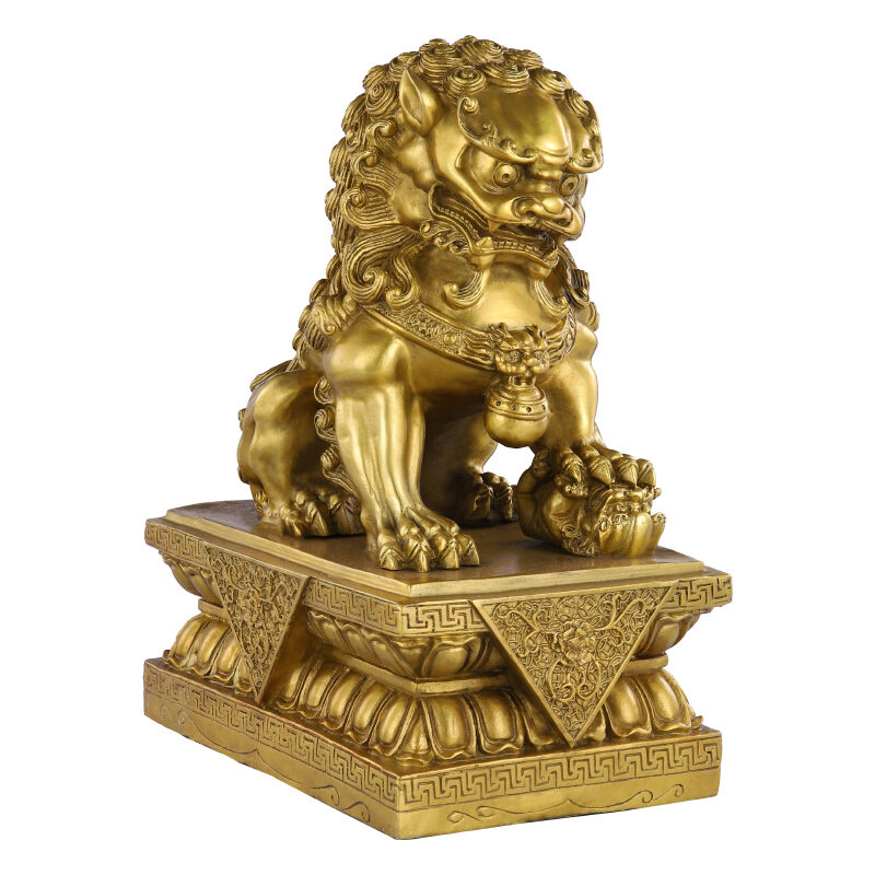 [XINGYUE | Brass Lion Sculpture Pair Home Decor,XINGYUE | Brass Lion Sculpture Pair Home Decor,] ราคา 26,620 บาท*ส่งฟรี