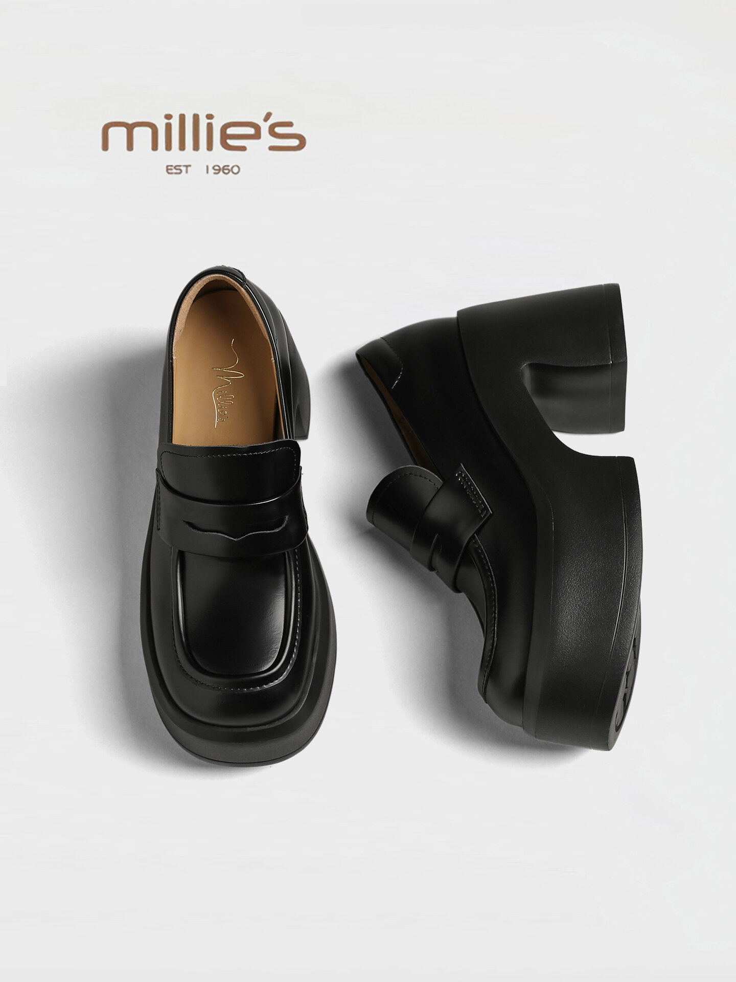 MILLIE'S | Vintage Summer Chunky Heel Mary Jane Shoe ราคา 8,013 บาท*ส่งฟรี