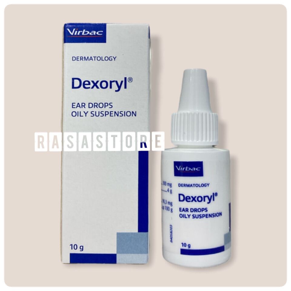 พร้อมส่ง !! Dexoryl 10 g ยาหยอดหูรักษาช่องหูอักเสบจากเชื้อแบคทีเรีย และไรในหู Exp. 03/2023