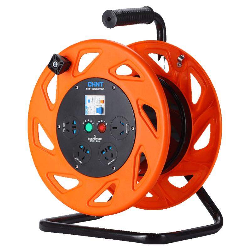 CHNT | Portable Power Reel Cable Drum with Leakage Protection ราคา 893 บาท*ส่งฟรี