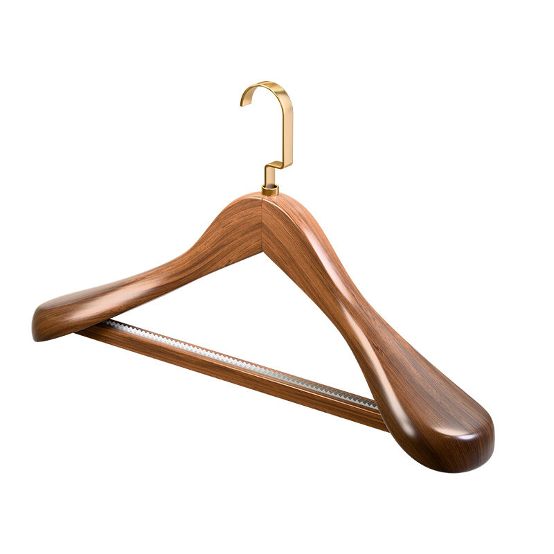 FAJIENUO | Wide Shoulder Wooden Hanger