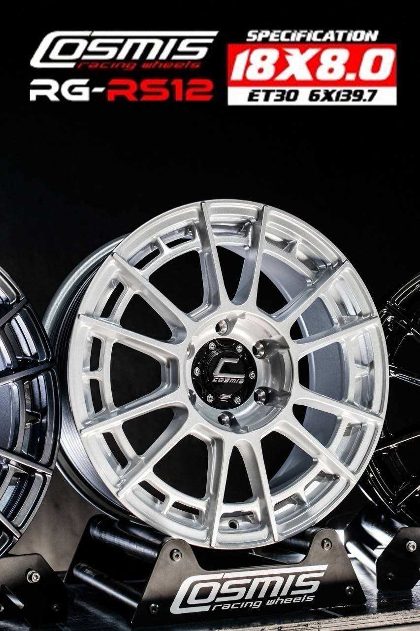 ล้อแม็ก ขอบ18 RG RS12 18X8.0 6H139.7 ET-30 CB106 สีSV🎏ราคาโปร4วง✅แถมจุ๊บเหล็ก👍 ล้อแท้มีรับประกันโครงสร้างนาน6ปีสี1ปี✅❤️ ราคา 17,900 บาท*ส่งฟรี