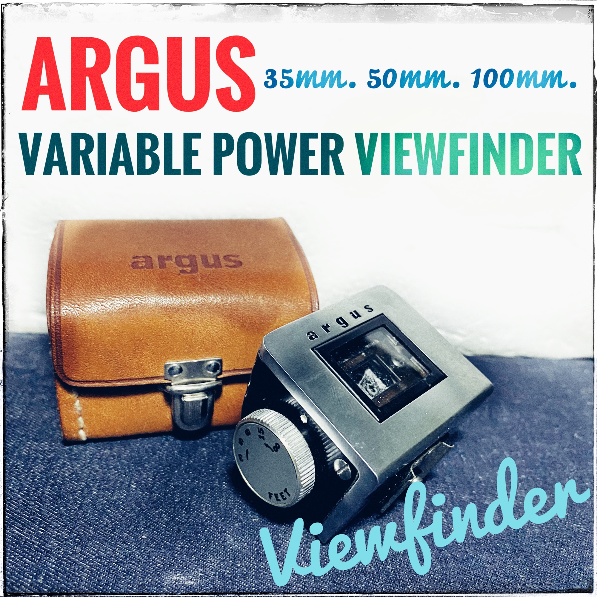 Rare Argus Viewfinder Variable Power 35mm. 50mm. 100mm.