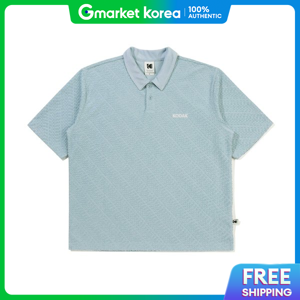 Kodak | Kodak Apparel Lettering Terry Collar T-Shirt S.Blue K6223Ltsa1Sbl ราคา 2,064 บาท*ส่งฟรี