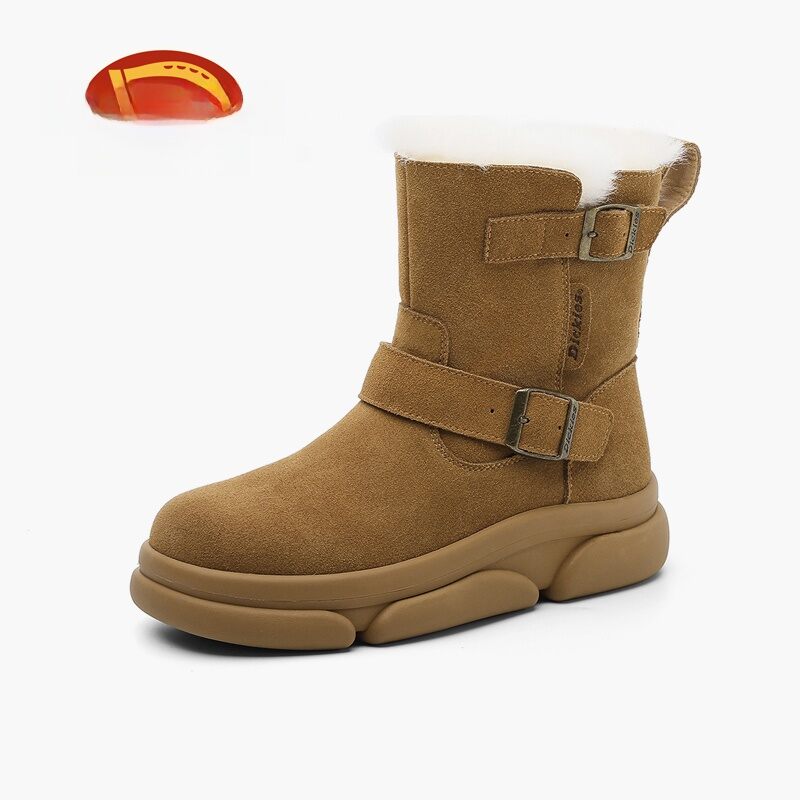 Dickies | Spring New Fully Fleece Thicker Insulation Snow Boots ราคา 3,954 บาท*ส่งฟรี