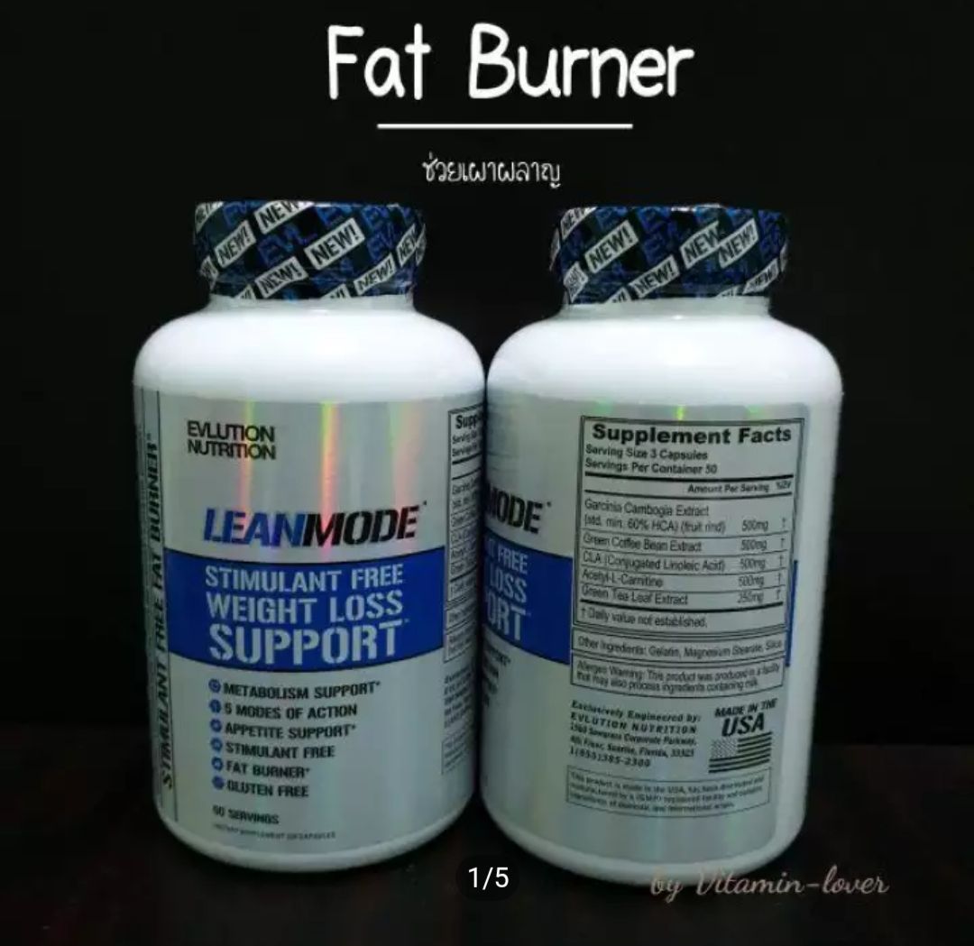 EVLution Nutrition Lean Mode Stimulant-Free Fat Burner Supplement 150 Capsules