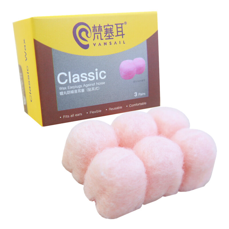 German Ohropax Soundproof Sleep Earplugs Wax Pill AntiNoise Dormitory