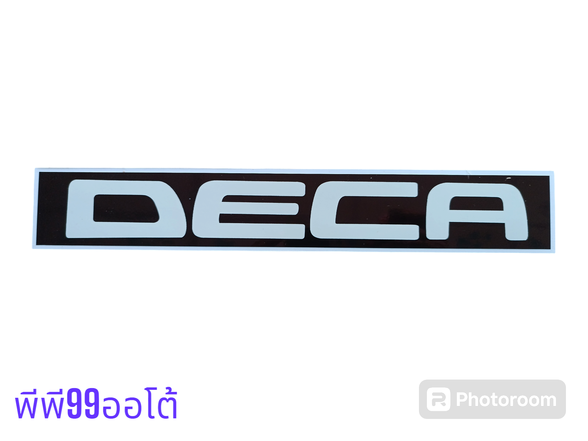 สติกเกอร์ DECA ติดแผงน้าขวา ISUZU เดก้า 270 320 ราคาต่อ 1 ชิ้น ราคา 60 บาท*ส่งฟรี
