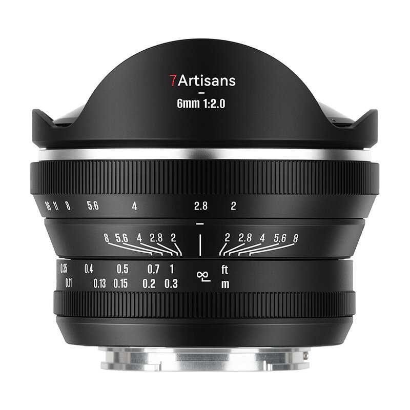 7Artisans | Wide Angle Fisheye Lens For Sony E Panasonic M43 Nikon Z Canon Fuji X ราคา 10,174 บาท*ส่งฟรี
