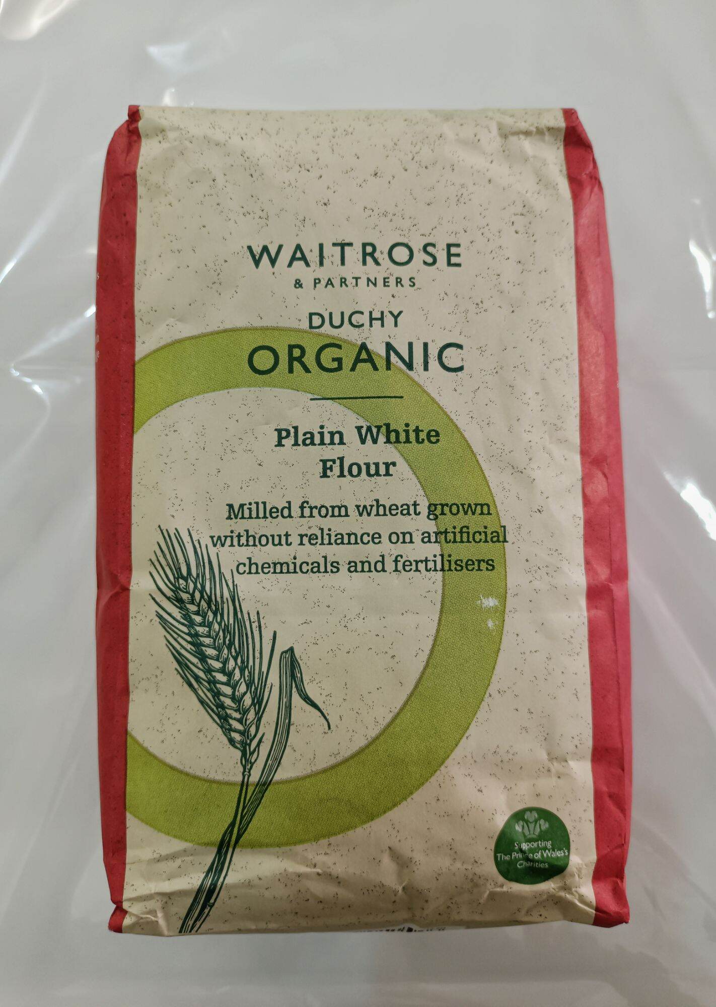Waitrose Duchy Organic Plain White Wheat Flour 1.5 kg MixASale