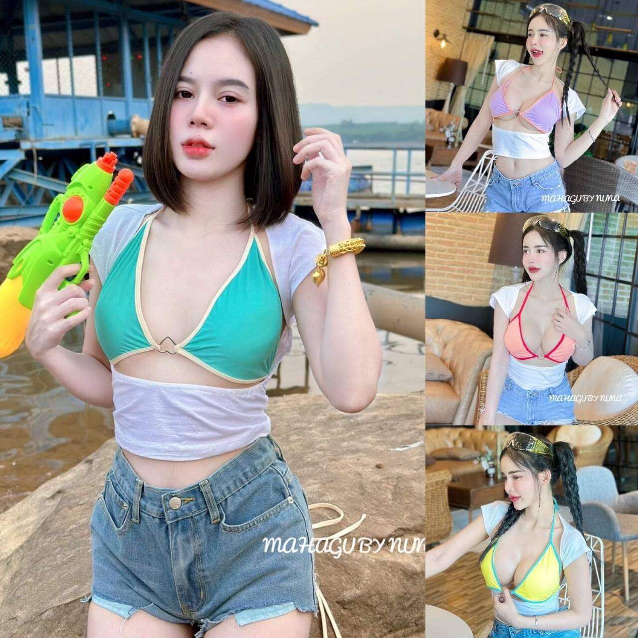 ชุดเล่นน้ำสงกรานต์ฉ่ำๆ ราคา 150 บาท*ส่งฟรี