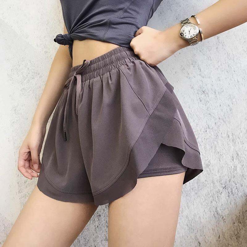 Loose Quick-dry Anti-peek High-waisted Slimming Shorts Pants