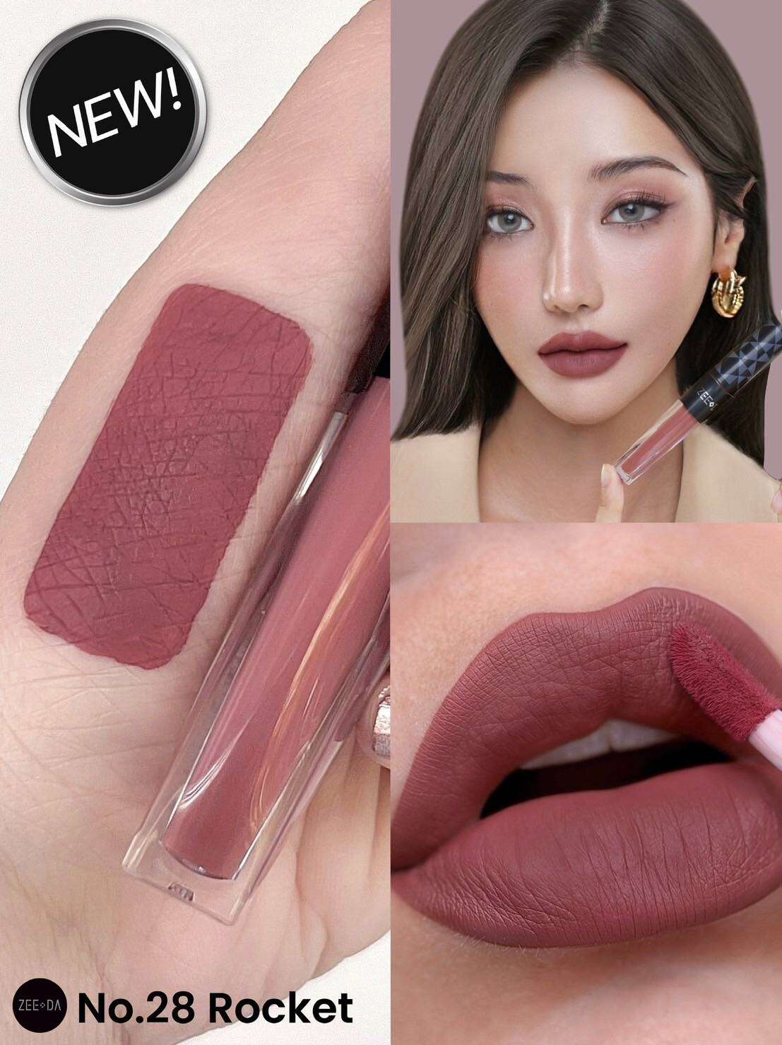 Zeeda 28 Brown-Purple Mole Color ราคา 190 บาท*ส่งฟรี