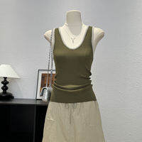 FEILINGLAN | เสื้อกล้ามสุดเซ็กซี่ทรงกระชับไร้แขน