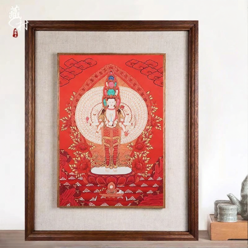 [ZANGCUN | Hand-painted Gilt Thangka Living Room Decorative Wall Hanging,ZANGCUN | Hand-painted Gilt Thangka Living Room Decorative Wall Hanging,] ราคา 31,064 บาท*ส่งฟรี
