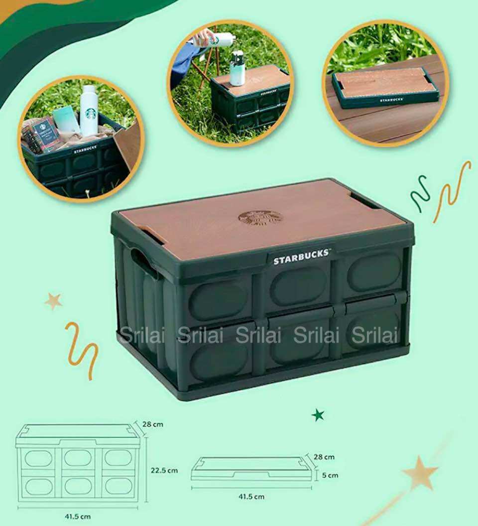 ✔️ ของแท้ 100% ] 🗃️ กล่อง Camping STARBUCKS® REWARDS 2024