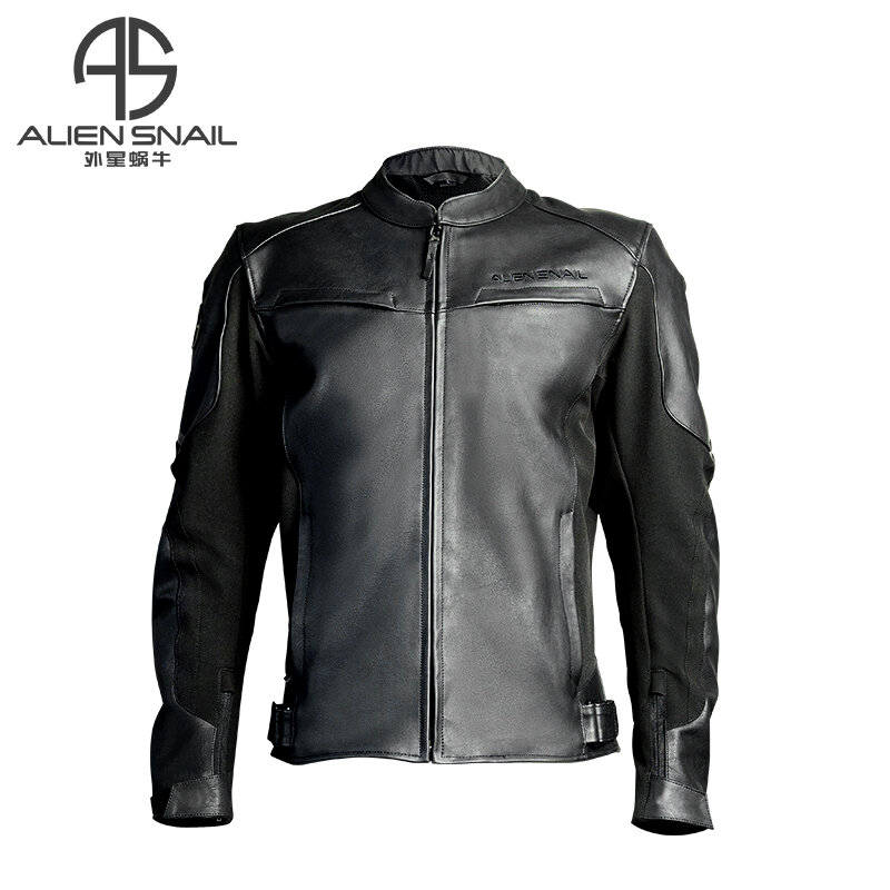 ALIEN SNAIL | Alien Snail Motorcycle Leather Jacket Men's Casual Biker Riding Suit Four Seasons Universal Vintage Cowhide Anti-Fall Women ราคา 11,919 บาท*ส่งฟรี