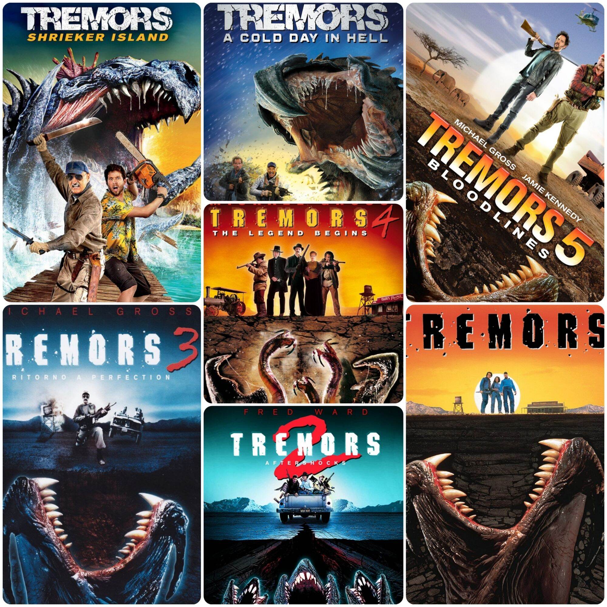 [DVD HD] ฑูตนรกล้านปี ครบ 7 ภาค-7 แผ่น Tremors 7-Movie Collection #หนัง ...