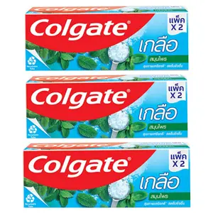 สินค้า คอลเกต ยาสีฟัน สูตรเกลือ แพ็คคู่ (150กรัมx2)