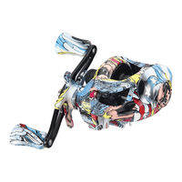 HAUT TON TW200 Baitcasting Reel 7.2:1 อัตราทดเกียร์ 8 กก. แรงต้านสูงสุด ปลายสายเรียบทรงกรวย สำหรับตกปลาในน้ำจืดและน้ำเค็ม