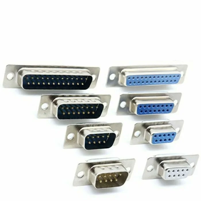พร้อมส่งออกบิลได้ ชุดหัวประกอบ DB-9 DB9 ,DB15 , DB25 Male Female Connector with socket D-Sub 9 pin PCB Connector