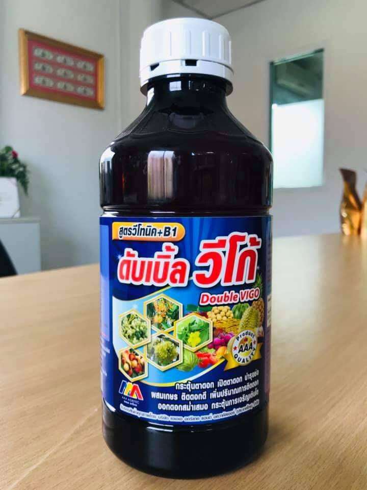 ดับเบิ้ล วึโก้ ปุ๋ยสูตรน้ำ ช่วยกระตุ้นตาดอก เปิดตาดอก บำรุงช่อ ผสมเกษร ติดดอกดี เพิ่มปริมาณติดดอก ออกดอกสม่ำเสมอ - ยี่ห้อ AAAภูเขา ราคา 360 บาท*ส่งฟรี