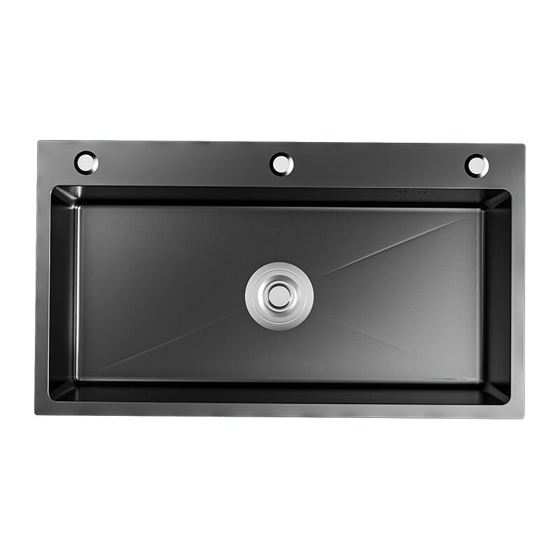 MEICHUWUYU | Large Single Basin Kitchen Sink Stainless Steel Undermount Dishwashing Basin ราคา 2,333 บาท*ส่งฟรี