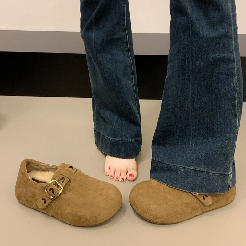 YOUMAIXUAN | Fleece Lined Thick Sole All Covered Mules 1 ราคา 3,529 บาท*ส่งฟรี