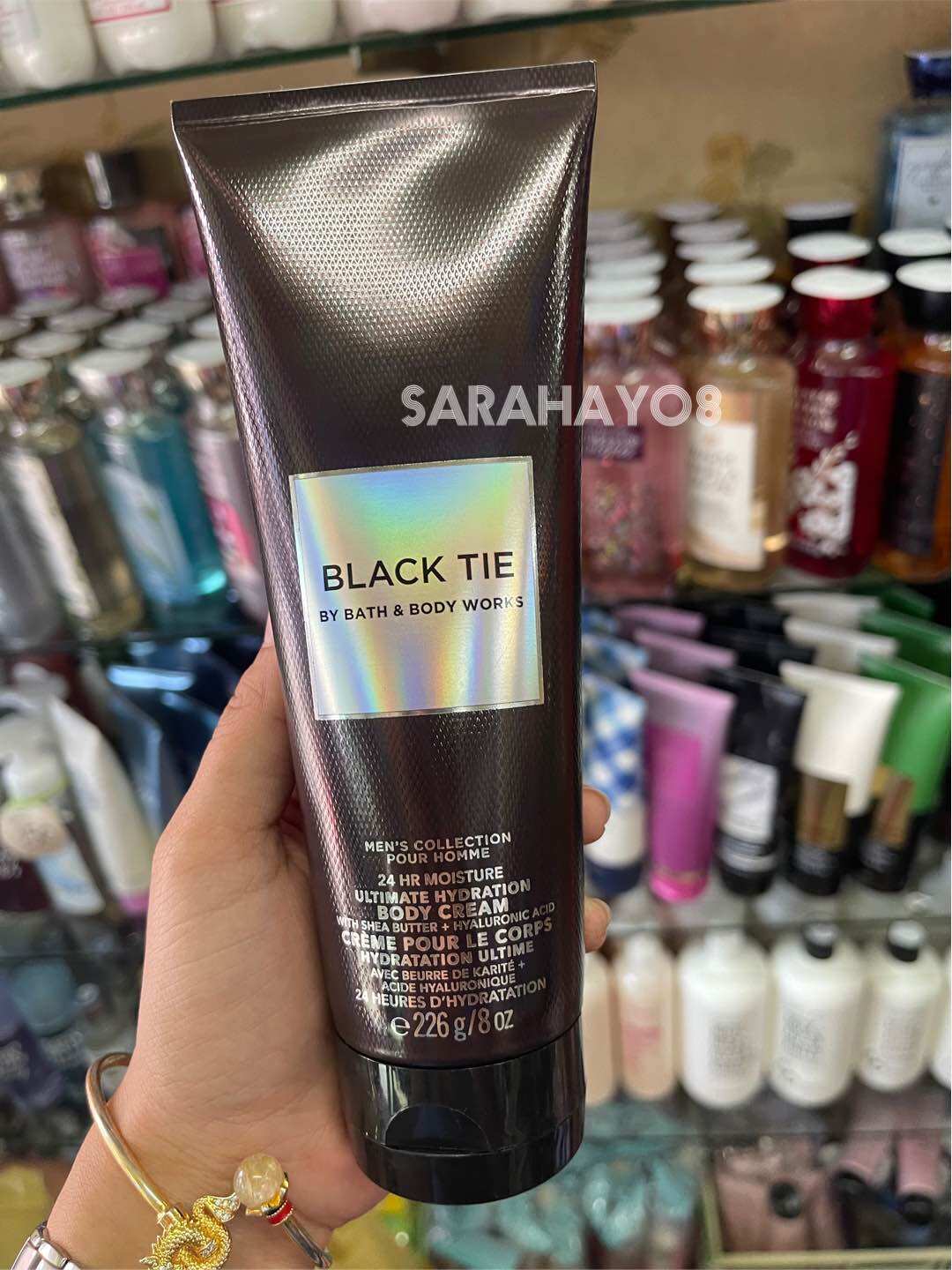 Bath Body Works Mens Black Tie Hydrating Body Cream 226g. ของแท้ MixASale