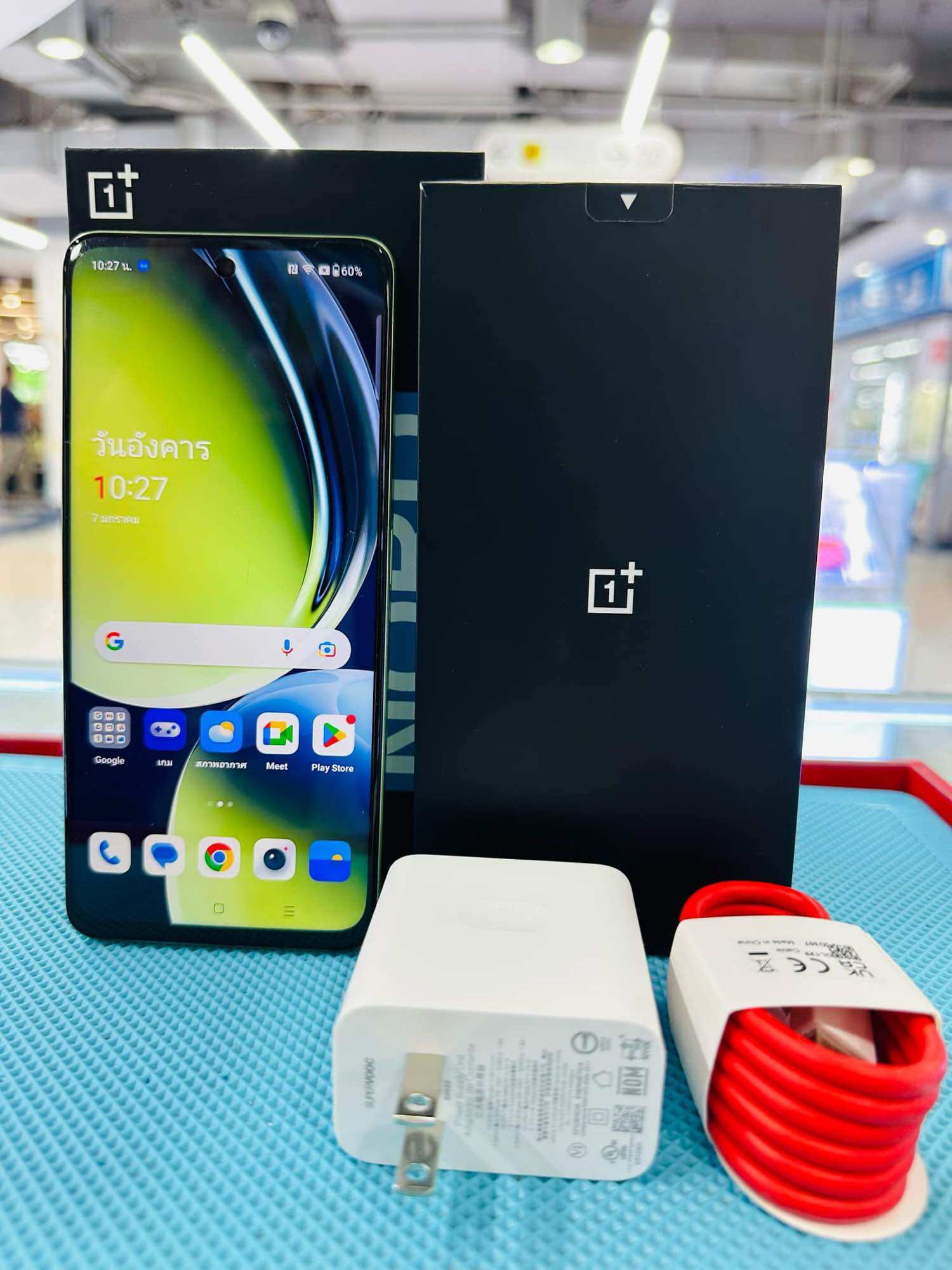 Oneplus Nord Ce 3 Lite, Green, 5g, 8/256, Display Product. Stock Clearance Product, Genuine Thai Center, Beautiful Condition, Complete with Original Accessories. ราคา 4,990 บาท*ส่งฟรี