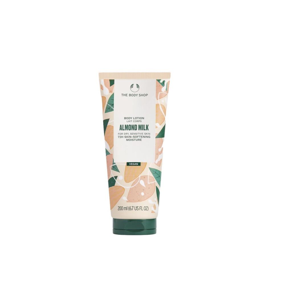The Body Shop Body Lotion Almond Milk 200ml (ผลิต12/2021)ของเเท้💯เดอะ