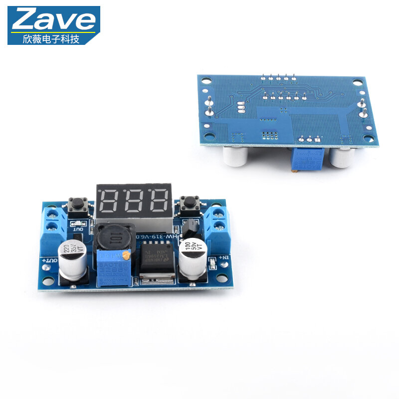 LM2596 DC-DC Adjustable Voltage Reduction Module with Digital Display Voltage Meter LM2596S Stabilized Power Supply Module ราคา 81 บาท*ส่งฟรี