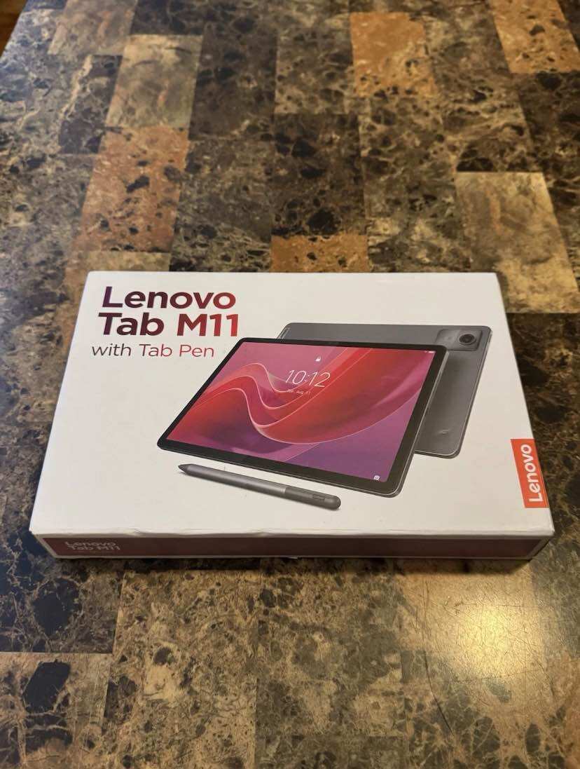 Lenovo Tab M11 Tablet with Pen 4-8Gb / 128Gb / 11\\\" / Luna Grey (Zada0140Us)-Sealed ราคา 3,000 บาท*ส่งฟรี