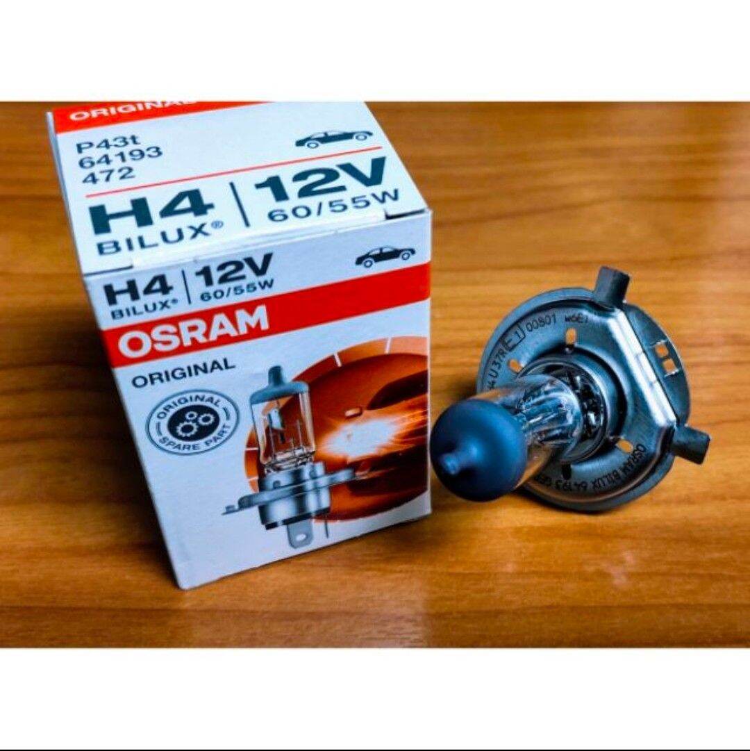 หลอดไฟ osram H4 12v 60/55w