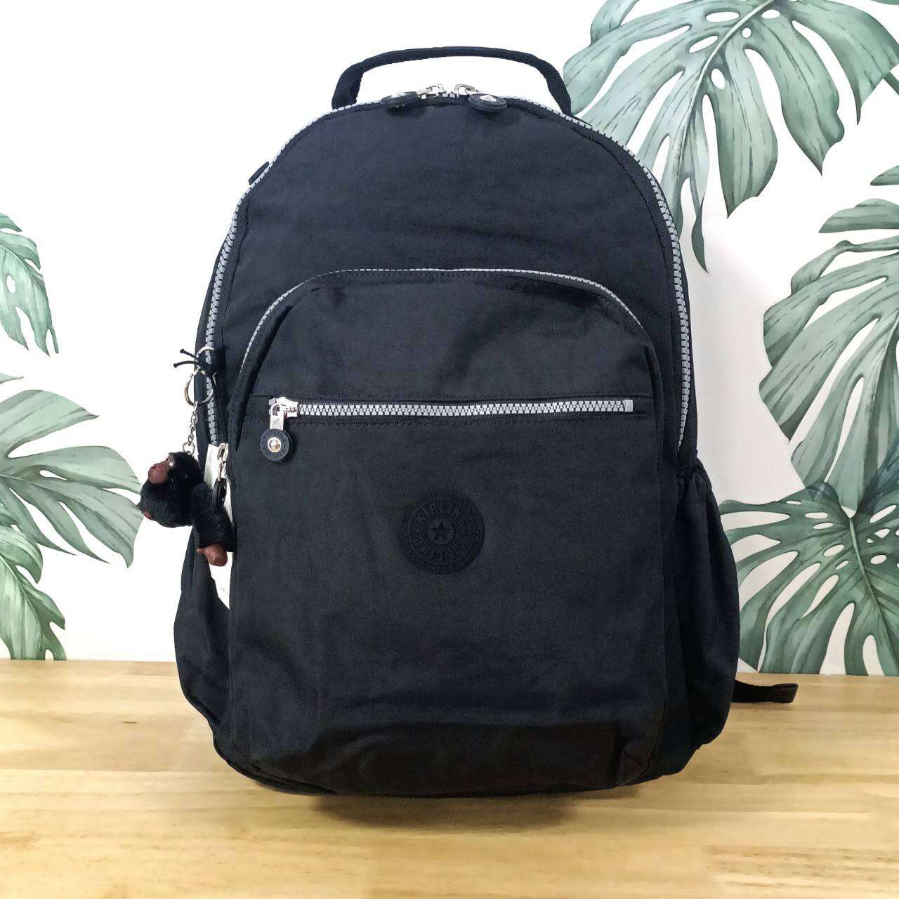 KIPLING Seoul Large 15 Laptop Backpack กระเป๋าเป้สะพายหลัง วัสดุด้านนอก