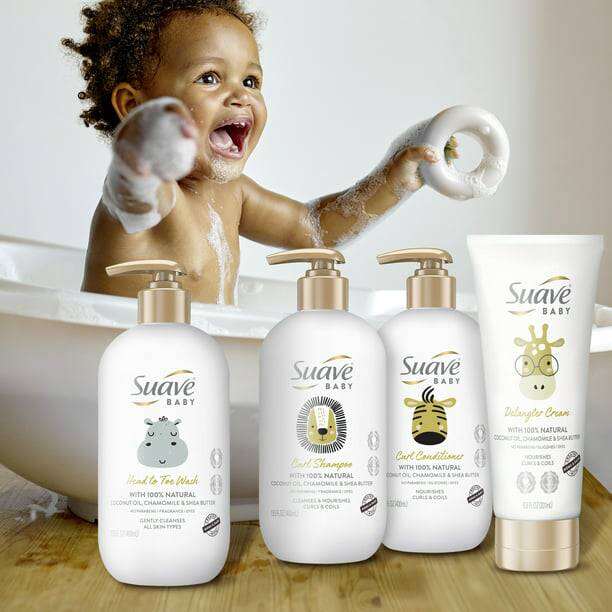 NEW สูตรใหม่ Suave Baby 2in1 Curl shampoo Curl Butter Cream Lotion สำหรับเบบี๋ จาก USA MixASale