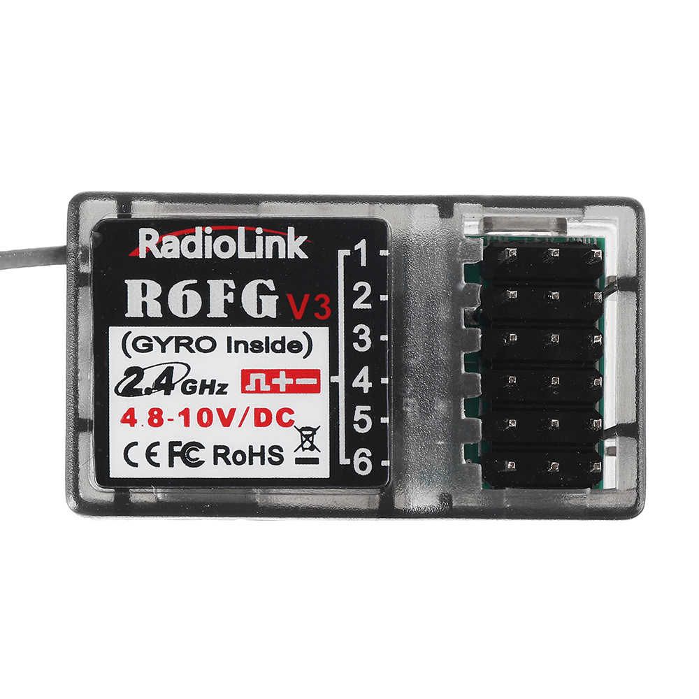 รีซีฟ Reciver R6FG ใช้ได้ไกล 400เมตร ใช้กับวิทยุ Rc4GS v2 2.4Ghz วิทยุรถ วิทยุเรือ RadioLink