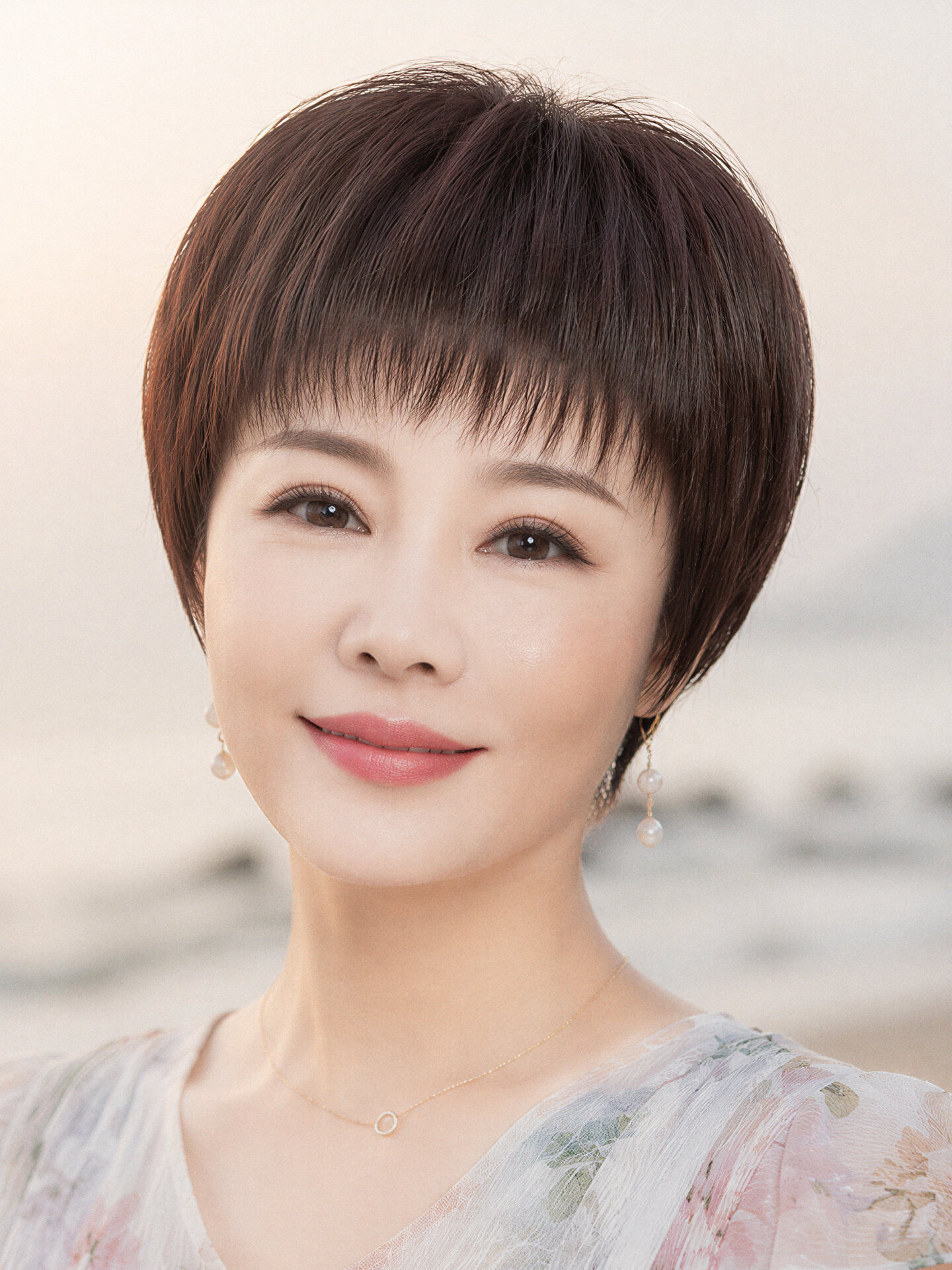 BAIMEI SILK | Short Real Hair Full Wig for Middle-aged and Elderly Women Lightweight Daily Wear ราคา 6,461 บาท*ส่งฟรี