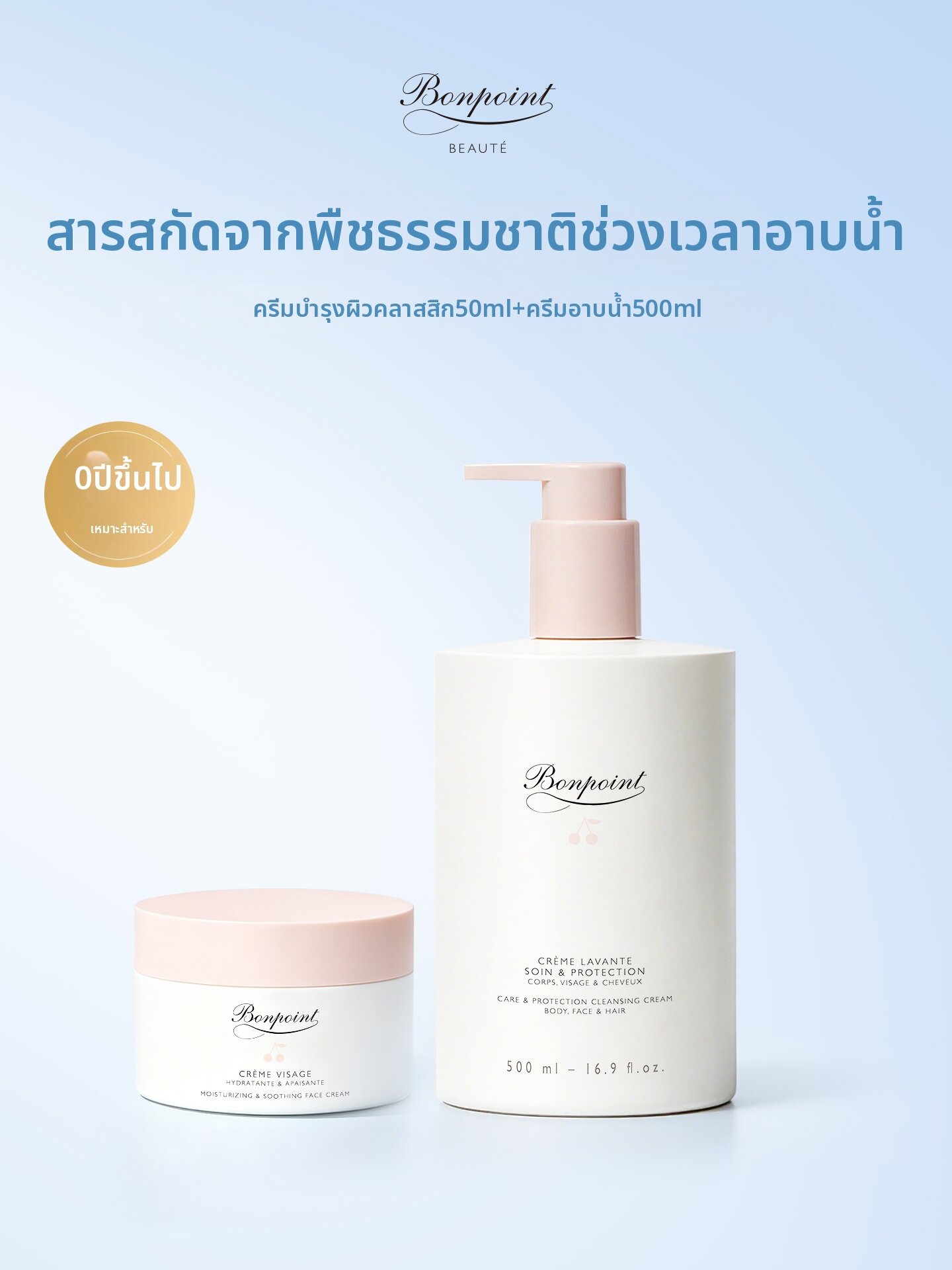 BONPOINT | Moisturizing and Gentle 2-in-1 Baby Shampoo and Body Wash ราคา 8,074 บาท*ส่งฟรี